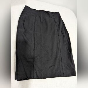 White House Black Market Ponte Pencil Skirt, Black - 6